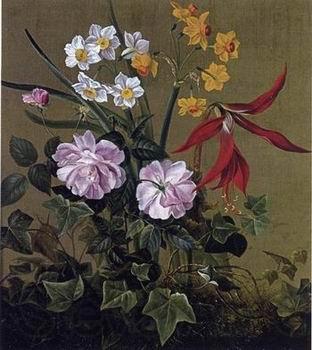 unknow artist Floral, beautiful classical still life of flowers 013 Germany oil painting art